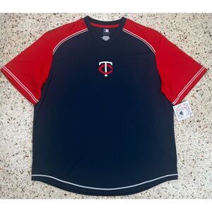 MLB Genuine Merchandise Vtg TC Minnesota Twins Short Sleeve Shirt Size XL‎